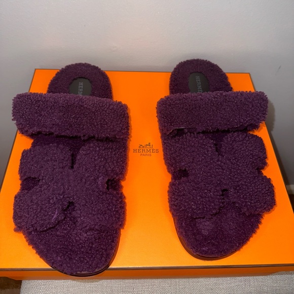 Hermes Shoes - 100% Authentic Hermes Wool Chypre Sandal